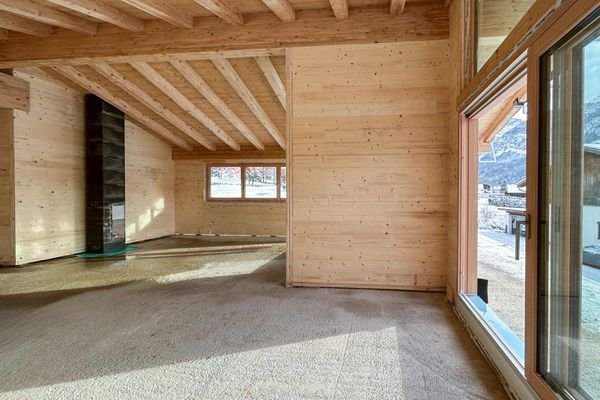 Chalet Sisi - Retrotimber Dachstuhl, Rohbau