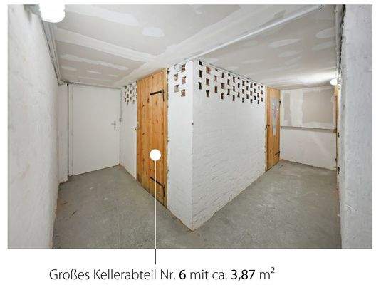 Großes Kellerabteil