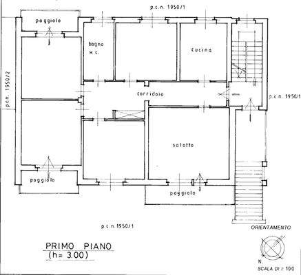 Susa - Planimetria catastale p.c.e. .541 sub. 3.jp
