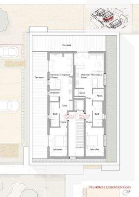 Grundriss - Haus B - 2.OG