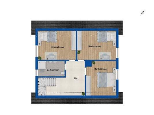 Grundriss Dachgeschoss