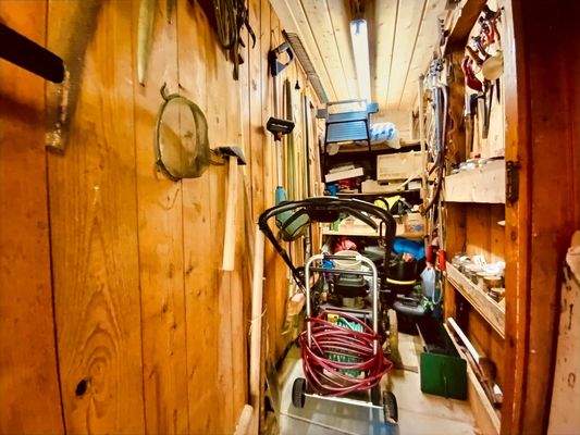 ausreichend Stauflächen vorhanden