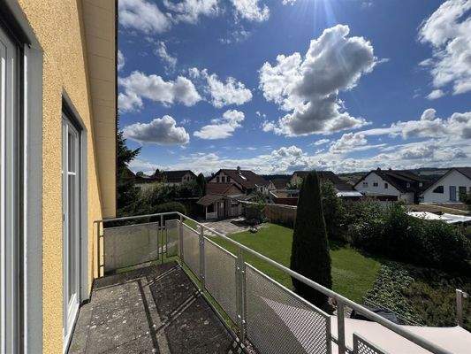 Balkon DG mit Aussicht in den Garten