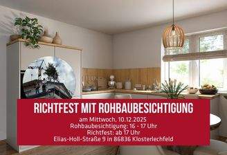 Richtfest mit Rohbaubesichtigung in Klosterlechfeld