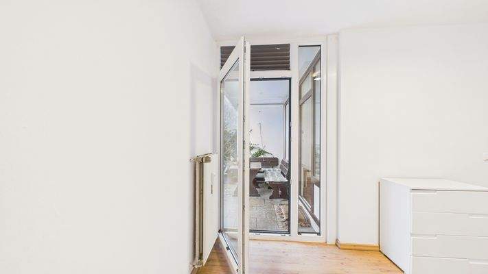 Schlafzimmer Terrassenzugang