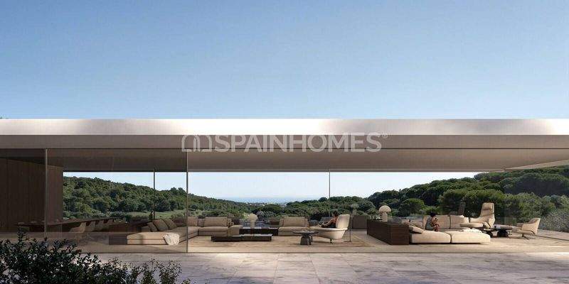 Sea and Golf-View Villa with Private Pool in Cadiz Sotogrande