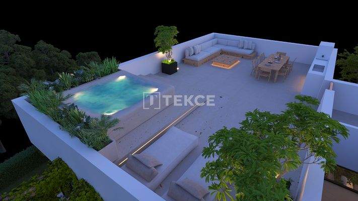 Apartments in a Complex with Rich Amenities in Girne North Cyprus