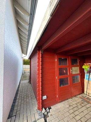 Garten-/Gerätehaus Teilansicht