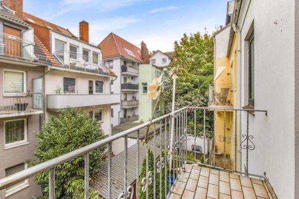 Balkon im Obergeschoss
