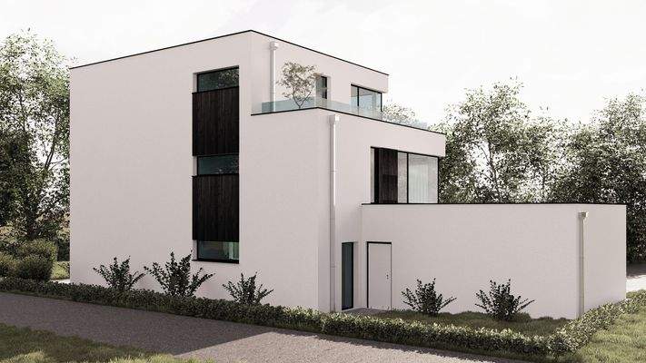 Bertrange LOT18 Perspektive Gehweg 220725