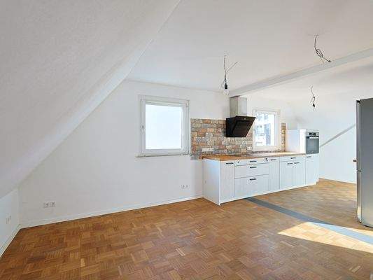 Essbereich mit offener Küche