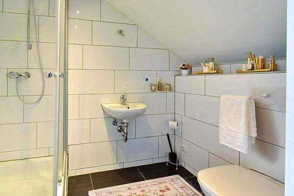 Duschbad im ausgebauten Dachgeschoß