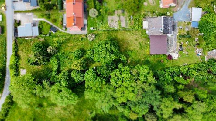 Grundstück von oben