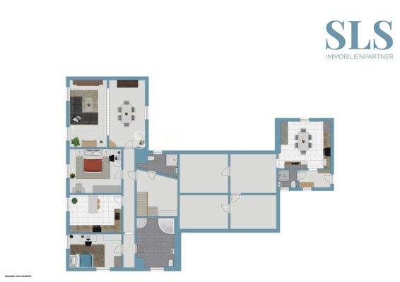 Grundriss- Skizze 1.OG