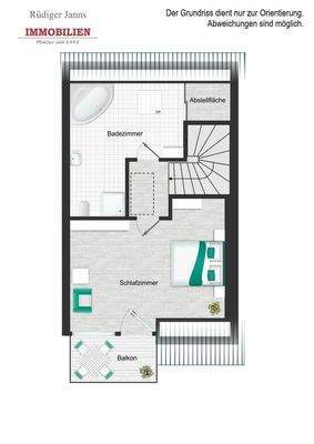 Grundriss Obergeschoss