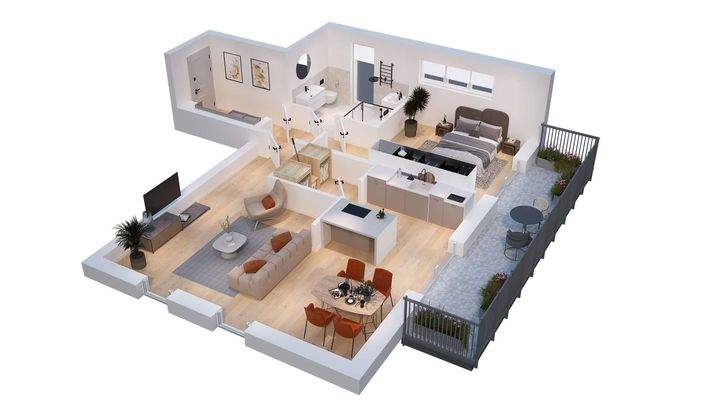 Haus 17 Obergeschoss