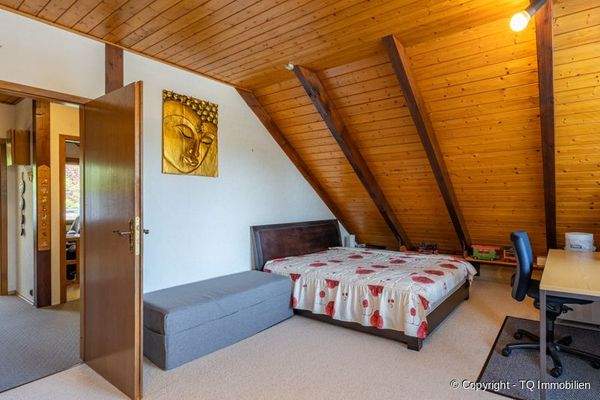 Schlafzimmer im Dachgeschoss