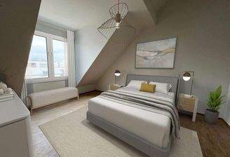 Beispielhafte Möblierung Schlafen