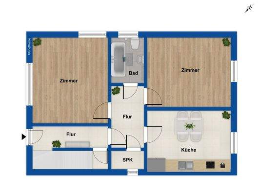 Grundriss Erdgeschoss