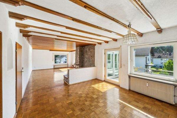 Wohn-Esszimmer im Obergeschoss