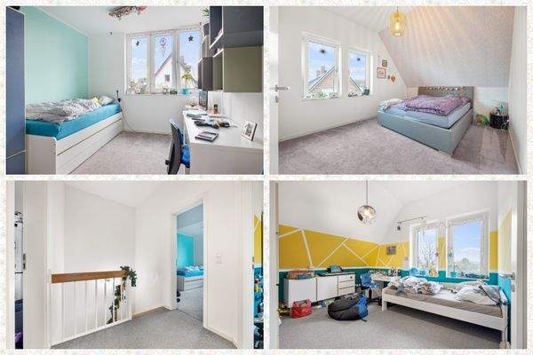 3 Schlafzimmer im Dachgeschoss