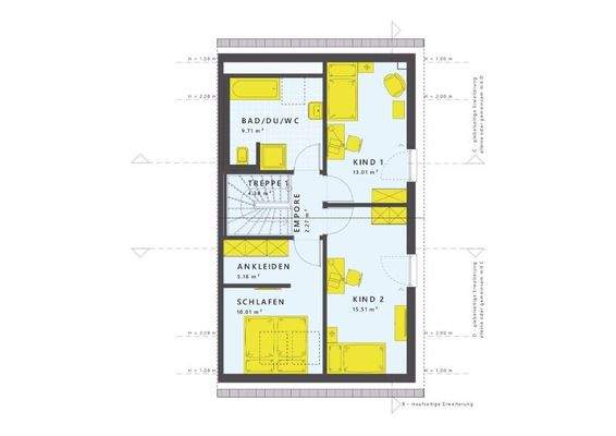 Familienfreundlicher Grundriss