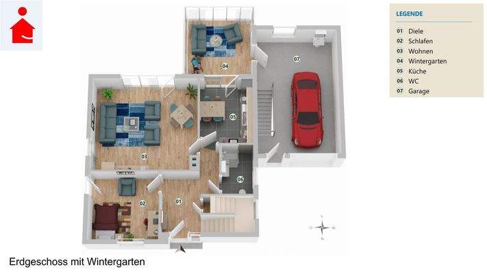 Grundrissvisualisierung