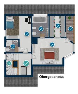 Grundriss Obergeschoss