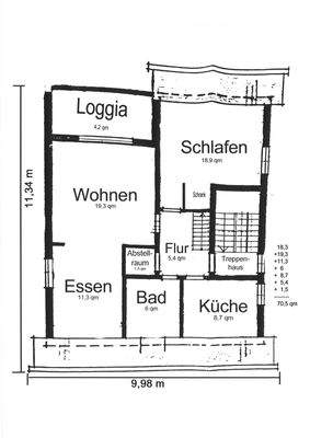 Grundriss Obergeschoss