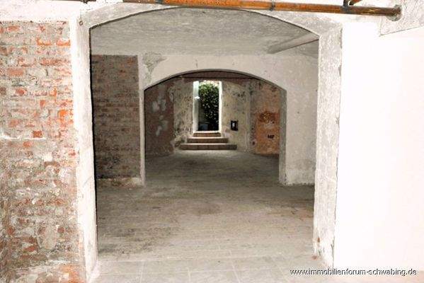 Blick Eingang Rohzustand