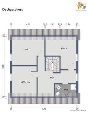 Grundriss Obergeschoss