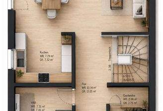 Grundriss EG, Beispiel