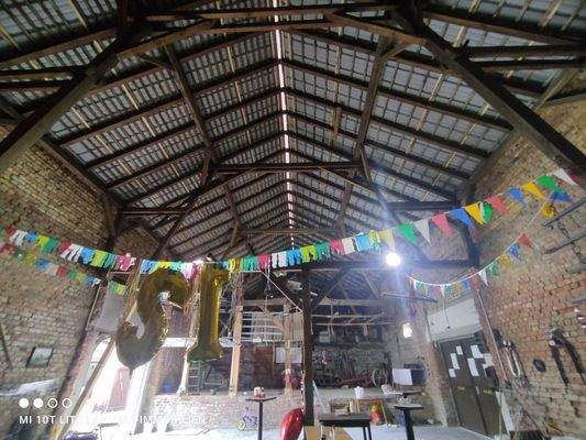 Dachansicht innen Scheune