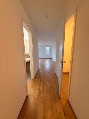 Korridor mit Holzboden