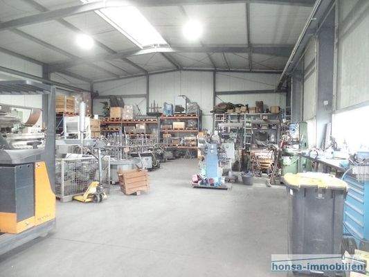 Halle 2 - ehemaliger Verlade-/ Fertigungsbereich