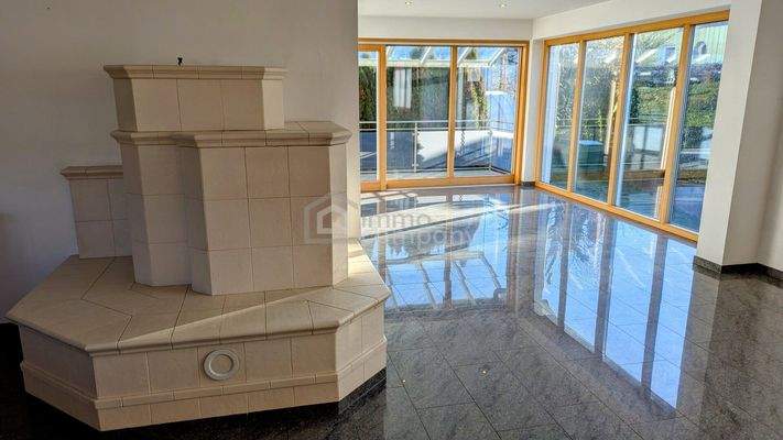 Wohnbereich / Grundofen