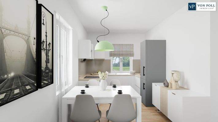 Ansicht Wohnen / Essen / Kochen