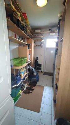 Kellerausgang zum Gartenanteil