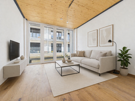 Möblierungsvorschlag durch virtuelles Home Staging