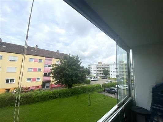 Blick vom Balkon