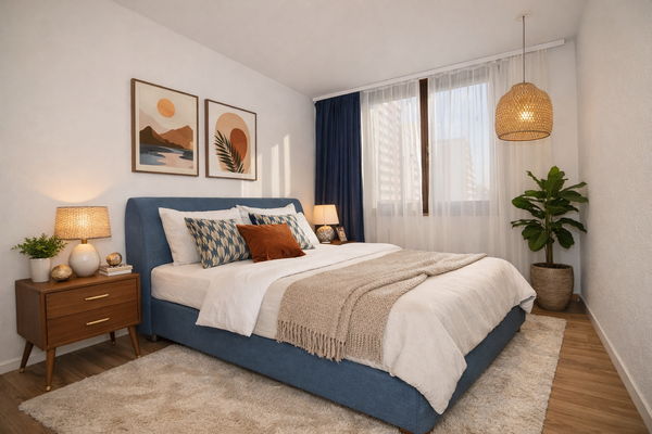 Schlafzimmer visualisiert