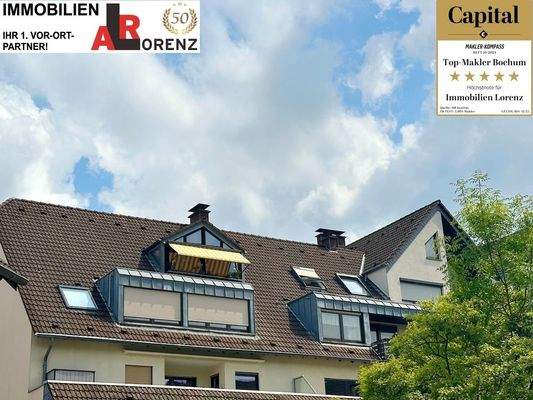 Mit Wintergarten zur Westseite. 