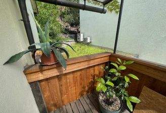 Balkon Ausblick