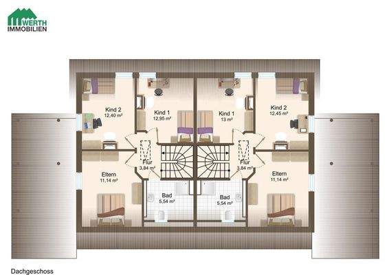 Grundriss Dachgeschoss