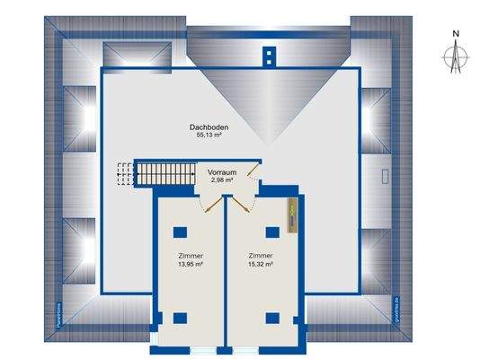 Grundriss Dachgeschoss