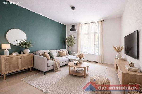 Wohnzimmer_2 mit KI möbliert