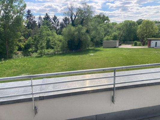 Grüne Aussicht Balkon