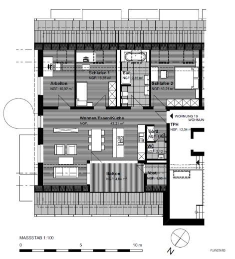 Erstbezug: 4-Zimmer-Dachgeschosswohnung mit Balkon