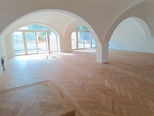 Gewölbe Wohnbereich