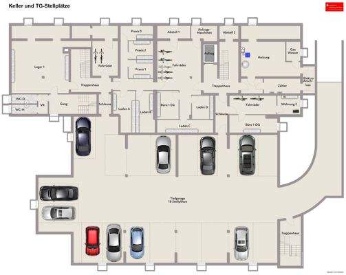 Keller und TG-Stellplätze